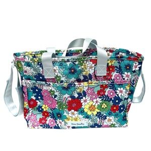 Vera Bradley Tote Lighten Up Far Out Floral Colorful Floral NWOT